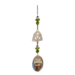50mm Crystal Pendalog with Celtic Knot (32BA) Irish 50mm Crystal Pendalog with Celtic Knot (32BA) Irish